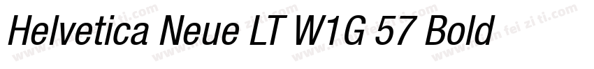 Helvetica Neue LT W1G 57 Bold conde字体转换